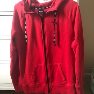 VS Pink zip up hoodie